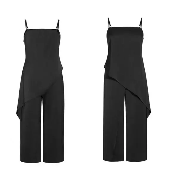 City Chic Black Wildfire Jumpsuit Sz.M(18) NWT